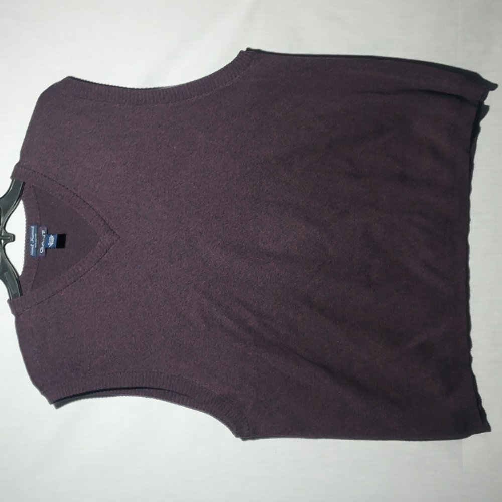 EUC Gant Hand Framed 100% cotton men's sweater vest size XL